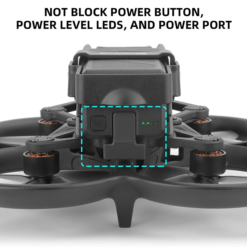 DJI 아바타용 배터리 보호 커버, 접이식 안티 릴리스 버클 픽서 거치대, 배터리 클립 거치대 카메라 드론 액세서리