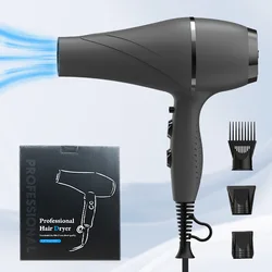 Sèche-cheveux haute vitesse avec flux d'air de turbine de bain, séchage rapide, température constante, adapté aux salons domestiques, 110V, 220V