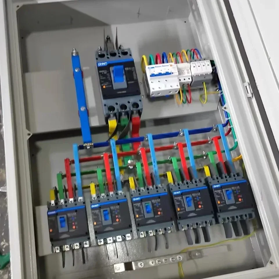 Industrial Control Power Distribution Unit 240V High and Low Voltage Steel and Metal Cabinets