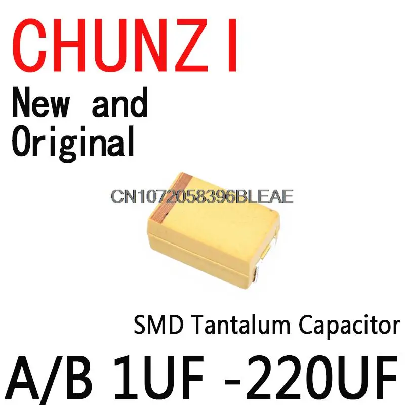 

15Values SMD Tantalum Capacitor Assortment Kit Case Tantalum Capacitor Set 1UF 2.2UF 4.7UF 10UF 47UF Capacitors A/B 1uf-220uf