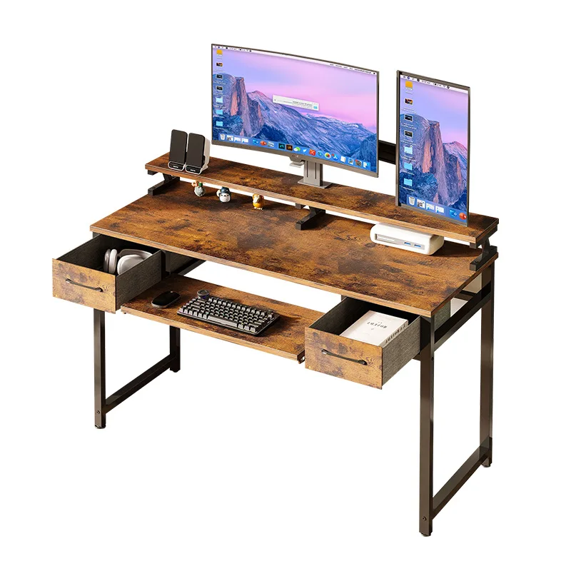 Minimalist Desk Single Staff Modern Computer Table And Chair Combination Adjustable Table Mats
