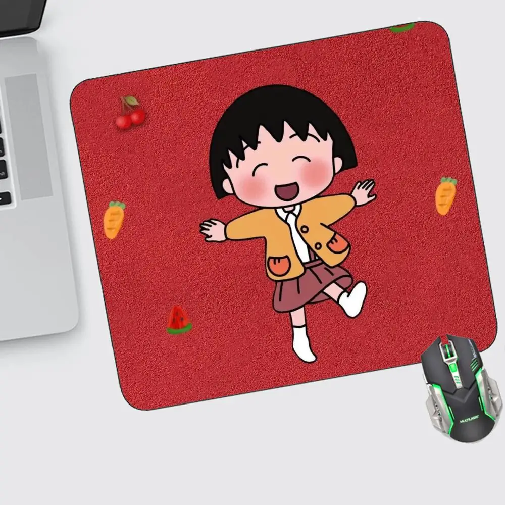 

Chi-bi Maruko Mouse Pad Small Gaming Accessories Keyboard Computer Offices Desk Mat Pc Gamer Non-slip Rubber Mousepad