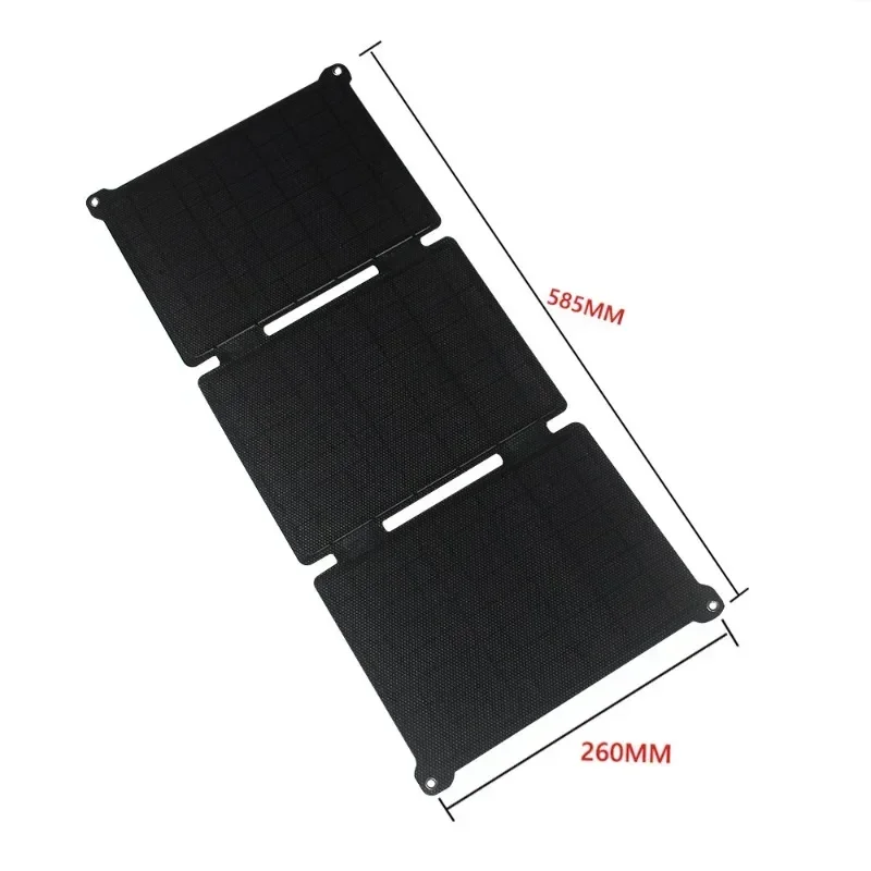ETFE 21W Fast Charging Panel Pmax. 100W Foldable Solar Panels USB DC Type-C Output Power Bank Chargers for Phone Outdoor Camping - view 3