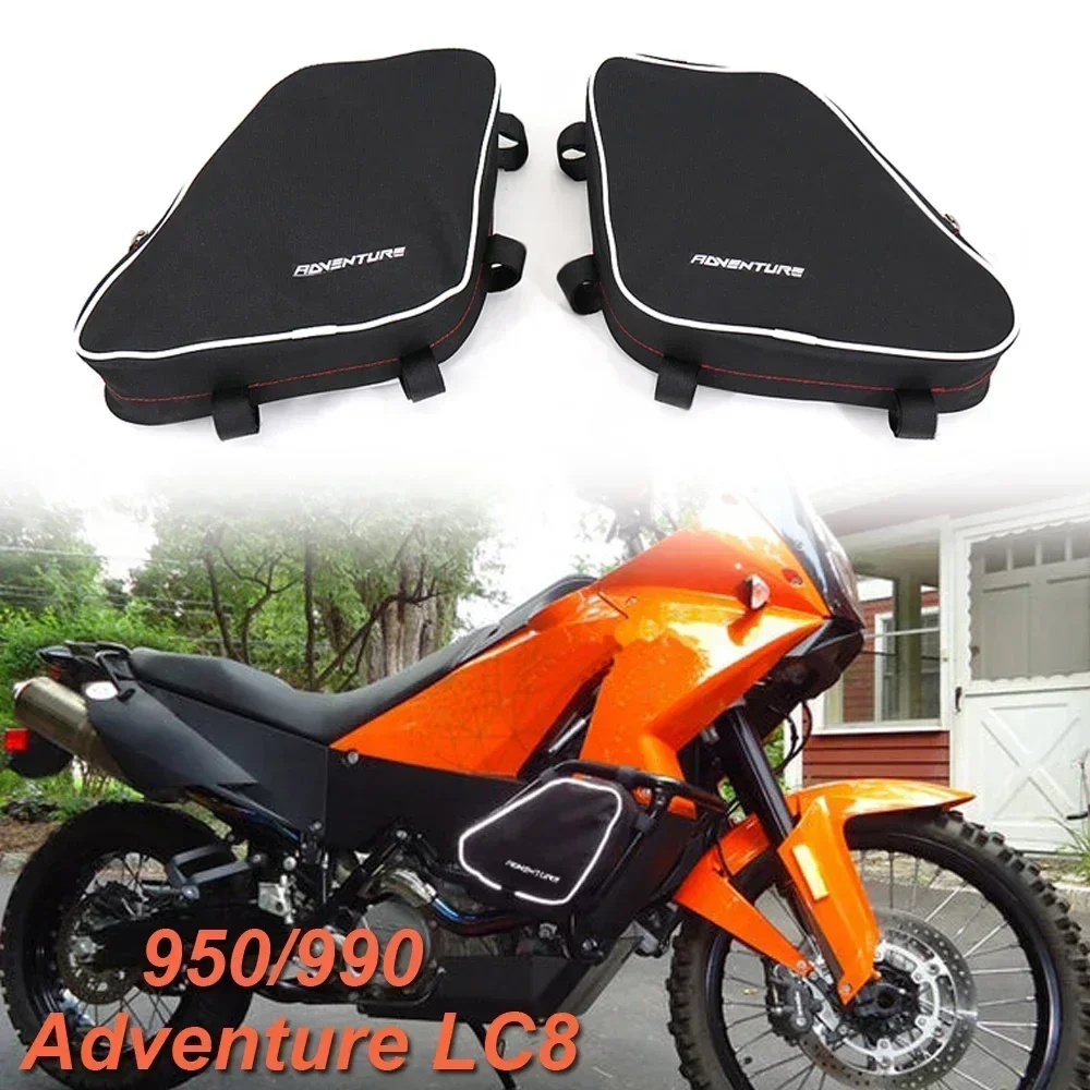 Motorcycle For LC8 950/990 Adventure ADV Frame Crash Bars Waterproof Bags Bumper Repair Tool Placement Bag