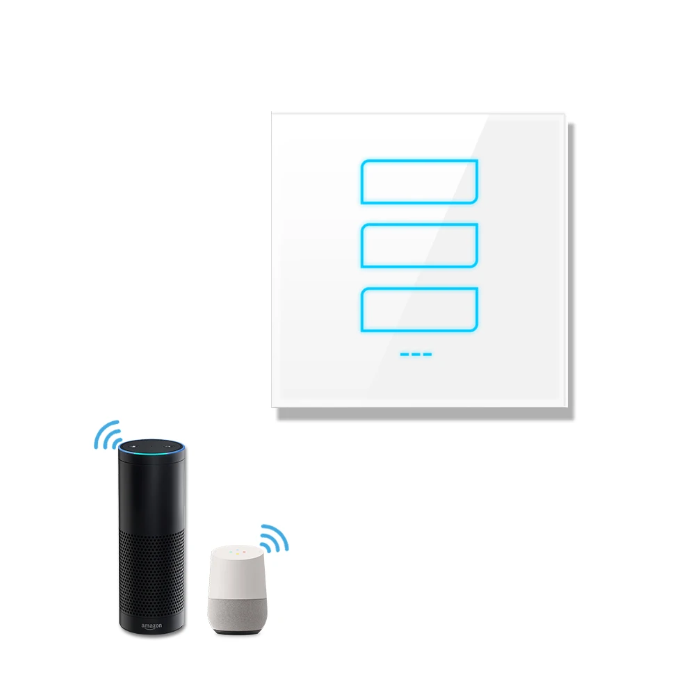 Lanbon L8C LCD Touch Control Smart Home System Wifi Mesh Electronic Switch Support Alexa and Google Voice Control