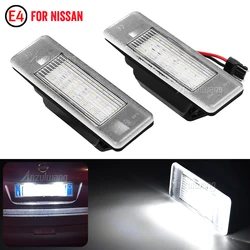 For Nissan Qashqai X-Trail T31 Rogue Juke NV200 Pathfinder R51 Versa Nismo Q50 LED Trunk Number Rear License Plate Light Lamp