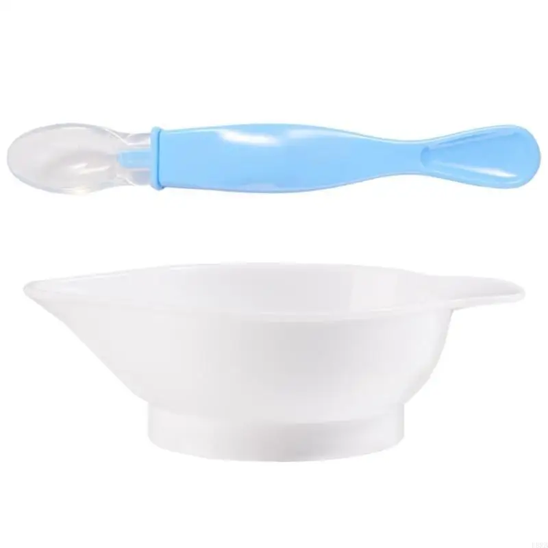 

Набор мисок и ложек для малышей, новорожденных от 0 до 1 года, набор для самостоятельного кормления, набор пищевых мисок и для