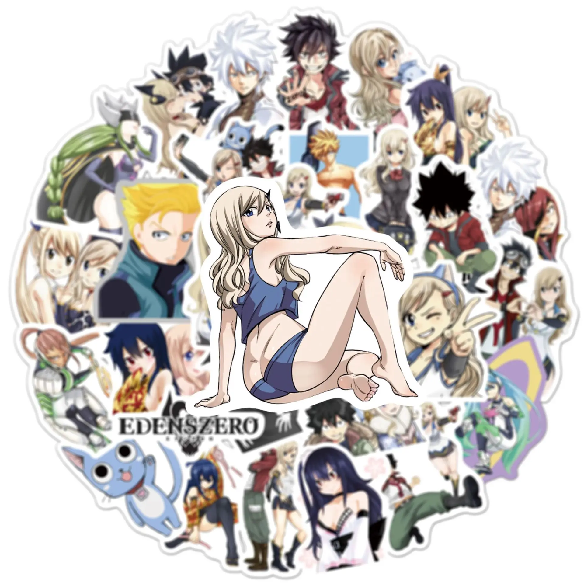 50 قطعة EDENS صفر الكتابة على الجدران ملصقات زجاجة ماء الكمبيوتر المحمول الهاتف دراجة حقيبة أمتعة سكيت الأطفال الكبار ملصق #1