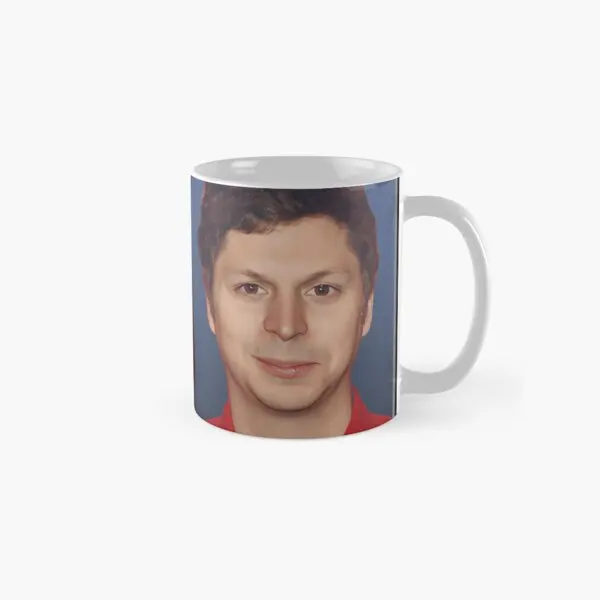 Michael Cera Classic Classic  Mug Drinkware Coffee Cup Design Printed Handle Round Tea Picture Simple Image Gifts Photo