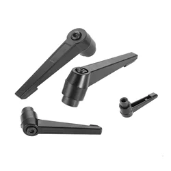 1pc M4 M5 M6 M8 Female Thread Internal Fixing Handle Clamping Lever Machinery Adjustable Locking External Pull Hex Nut 7-shape