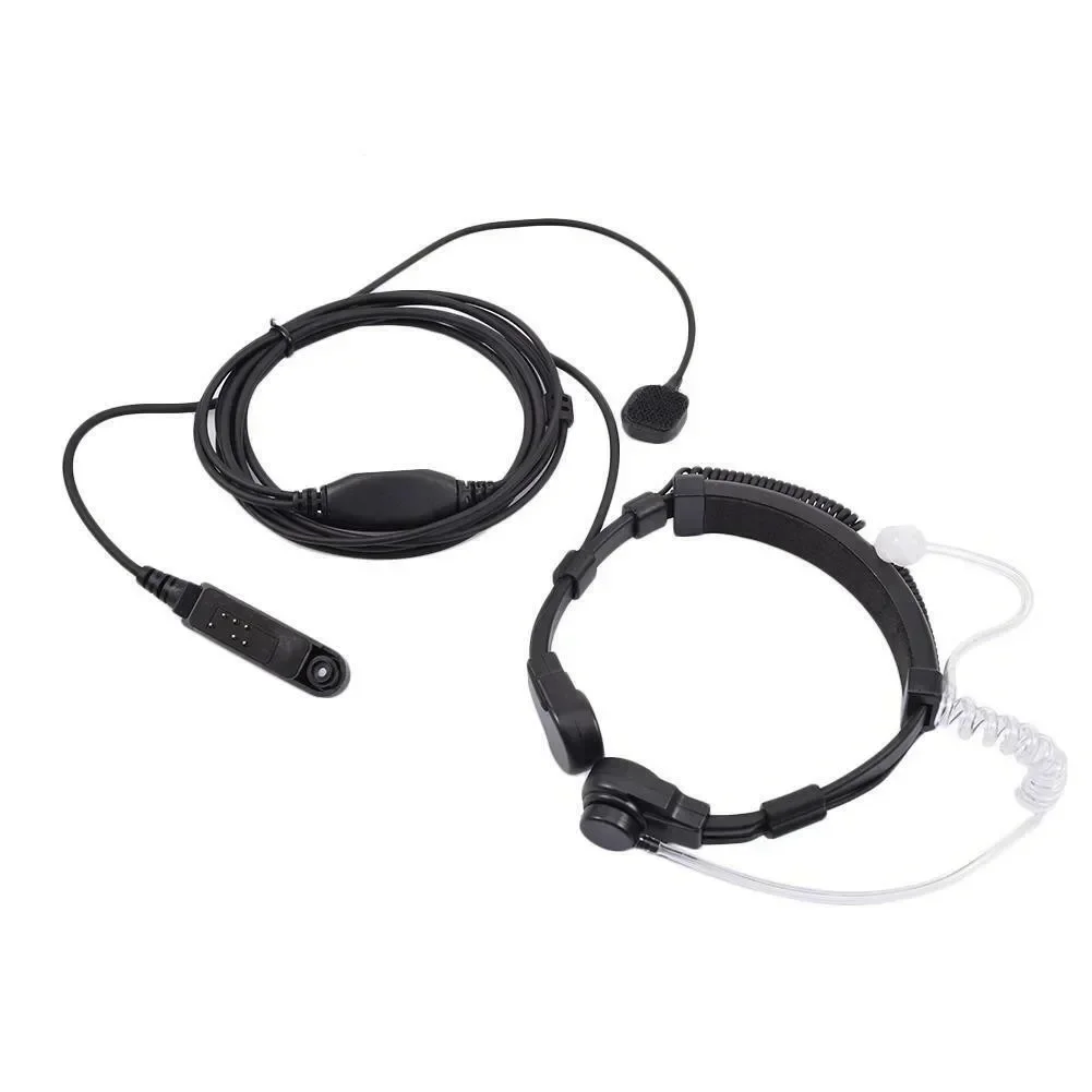 For Baofeng UV-9R Plus BF-9700 BF-A58 Telescopic Throat Vibration Mic Earpiece Headset for UV-XR UV9R GT-3WP Walkie Talkie