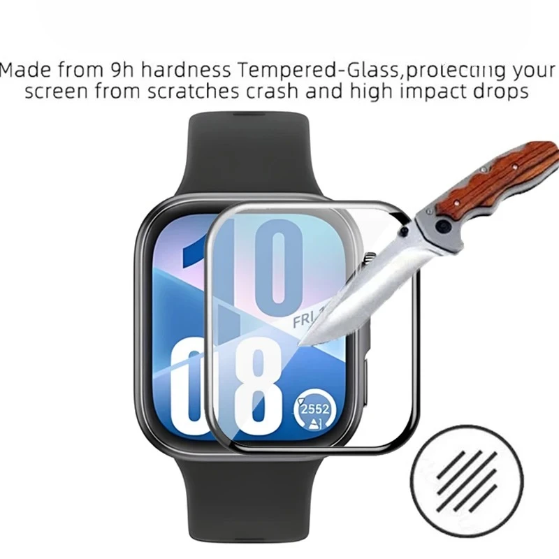 واقي شاشة لهاتف هواوي ساعة فيت 4 4Pro 3 غطاء منحني ثلاثي الأبعاد لهاتف هواوي Fit4 4 Pro Fit3 Ultra-HD طبقة حماية كاملة التغطية #6