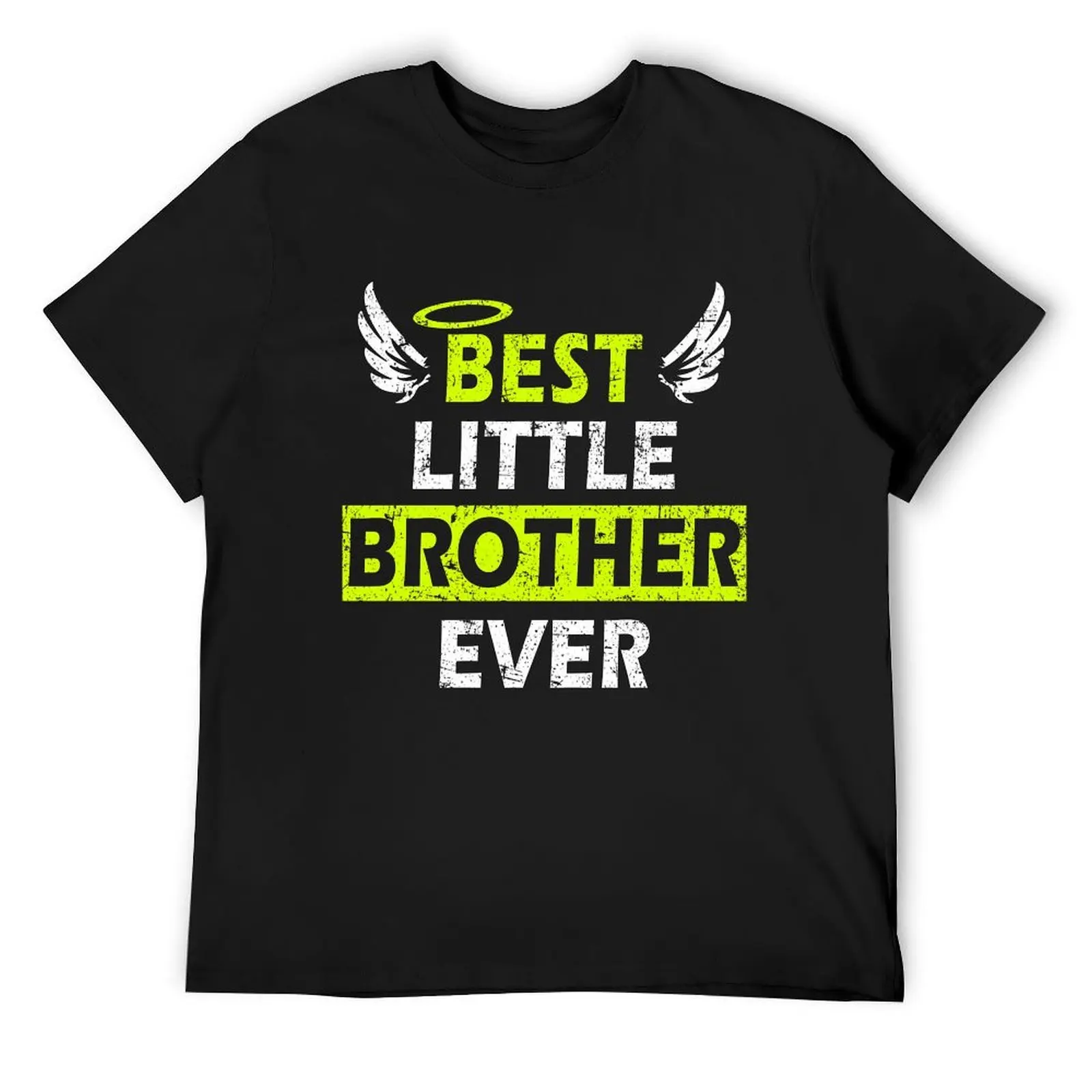 

Best Little Brother Ever - Perfect Gift Design with Wings T-Shirt korean fashion heavy weight t shirts for men