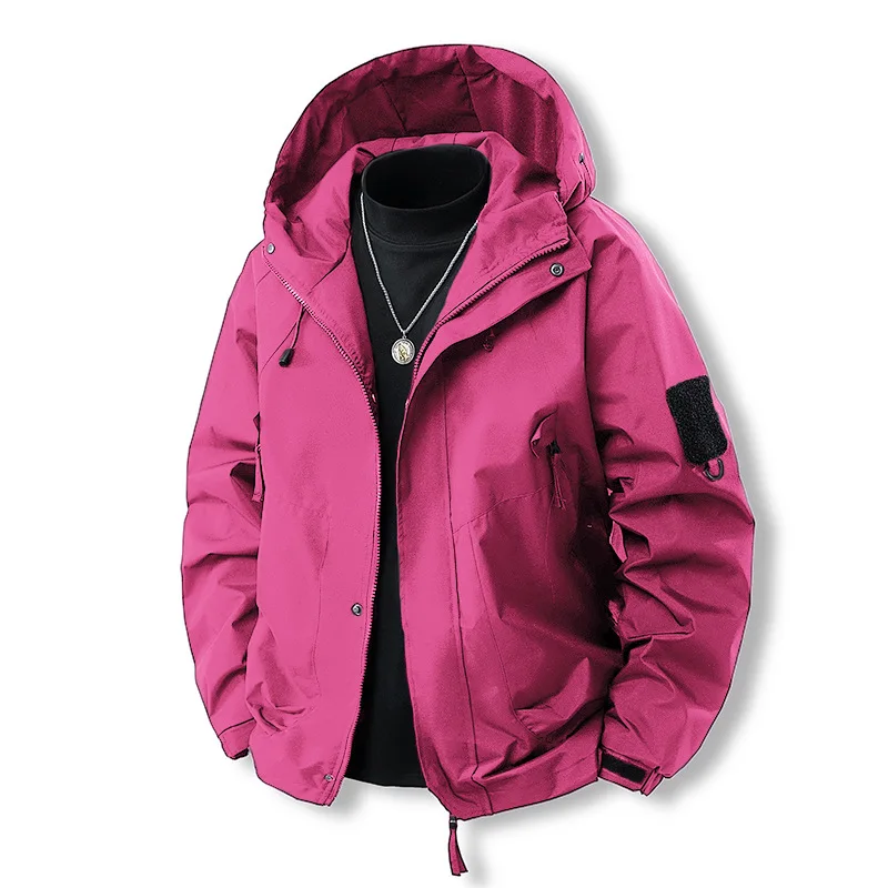 Hooded Casual Men's Jacket Outdoor Jacket Jacket Mountaineering Suit Student Jacket