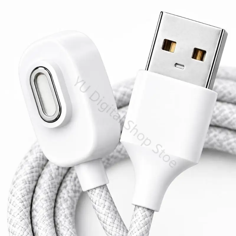 96BA White USB-A Watch Charging Cord for XTC Z9, Z10, Z11 with Up to 5 W Output, 2-Conductor Construction, Direct Alignment