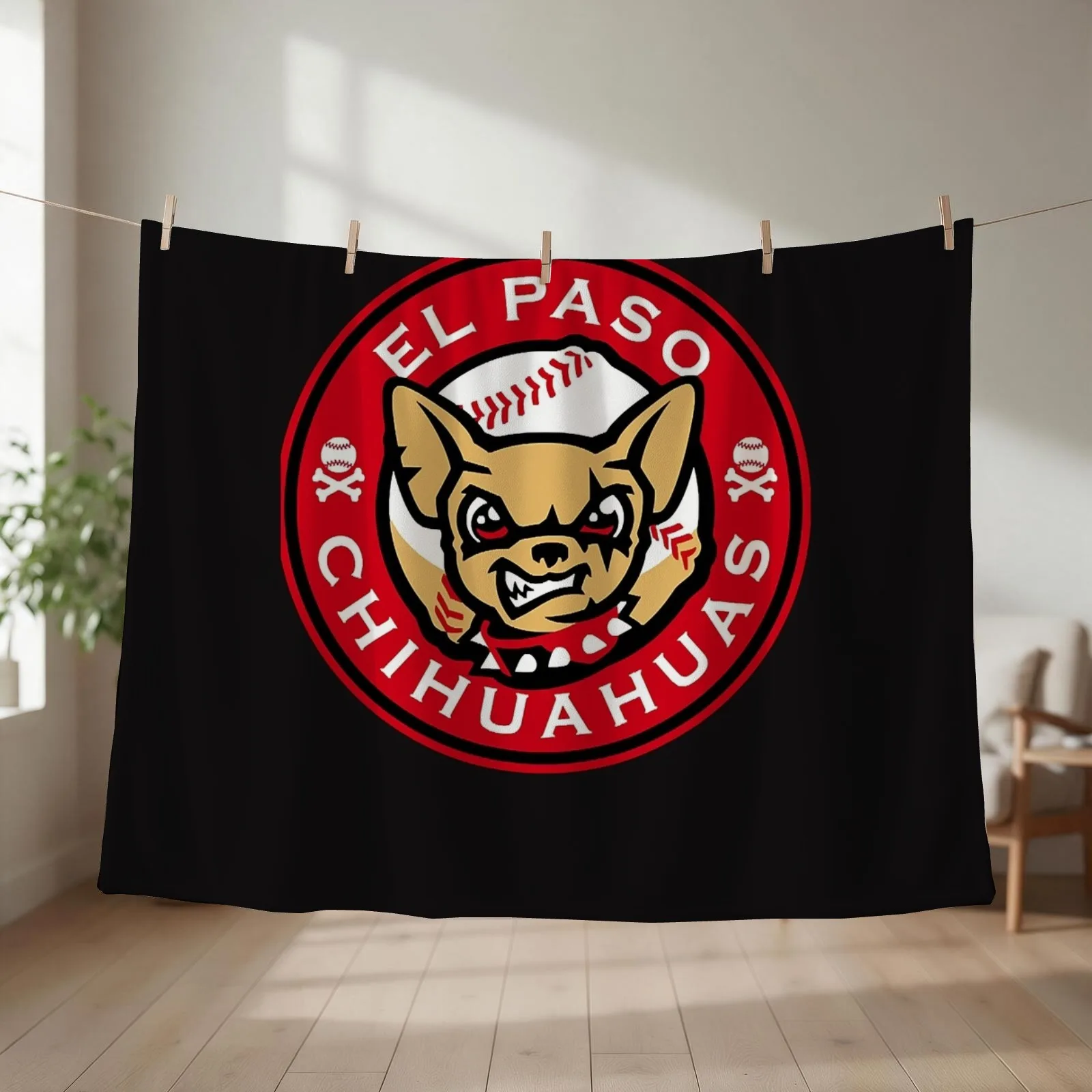 El Paso Chihuahuas Cute Chihuahua Angry Funny Dog Lover Classic Throw Blanket Sleeping Bag Cute Plaid Moving Blankets