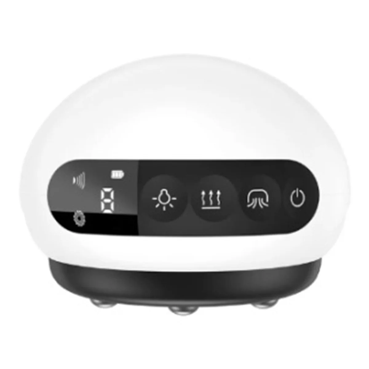 A99U Electric Cupping Massage LCD Display Guasha Scraping EMS Body Massager Vacuum Cans Suction Cup IR Heating Fat Burner