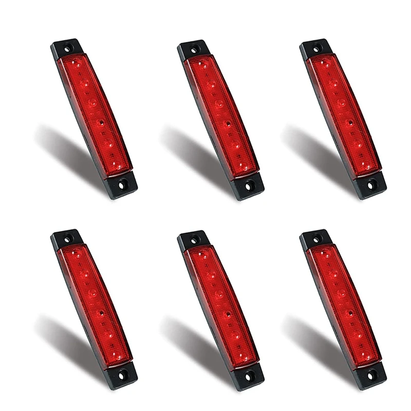 6 Stuks Led Marine Boot Verlichting Maritieme Hoffelijkheid Lichtstrook Dek Spiegel Cockpit Navigatie Verlichting Waterdicht 12V