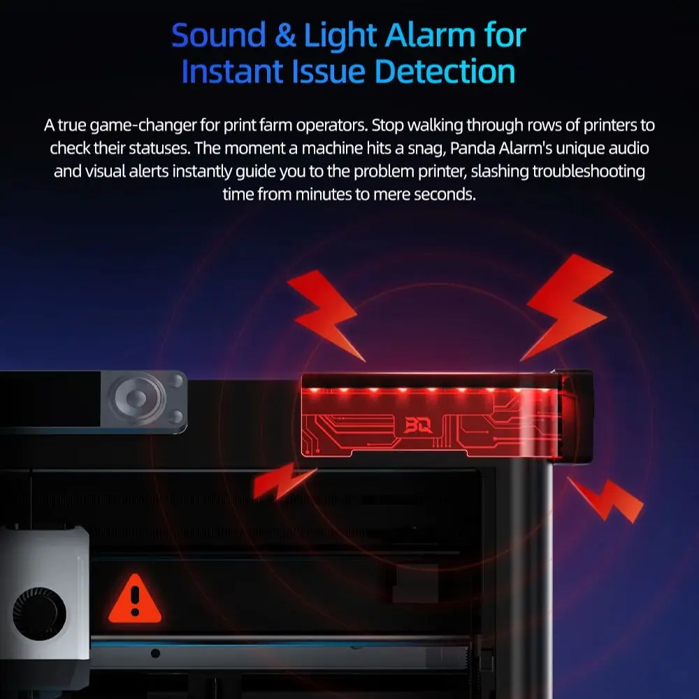 

BIQU Panda Alarm Sound Light Alerts H-Series Стиль Индикатор цвета состояния Беспроводное обновление свободы для Bambu Lab P1P P1S