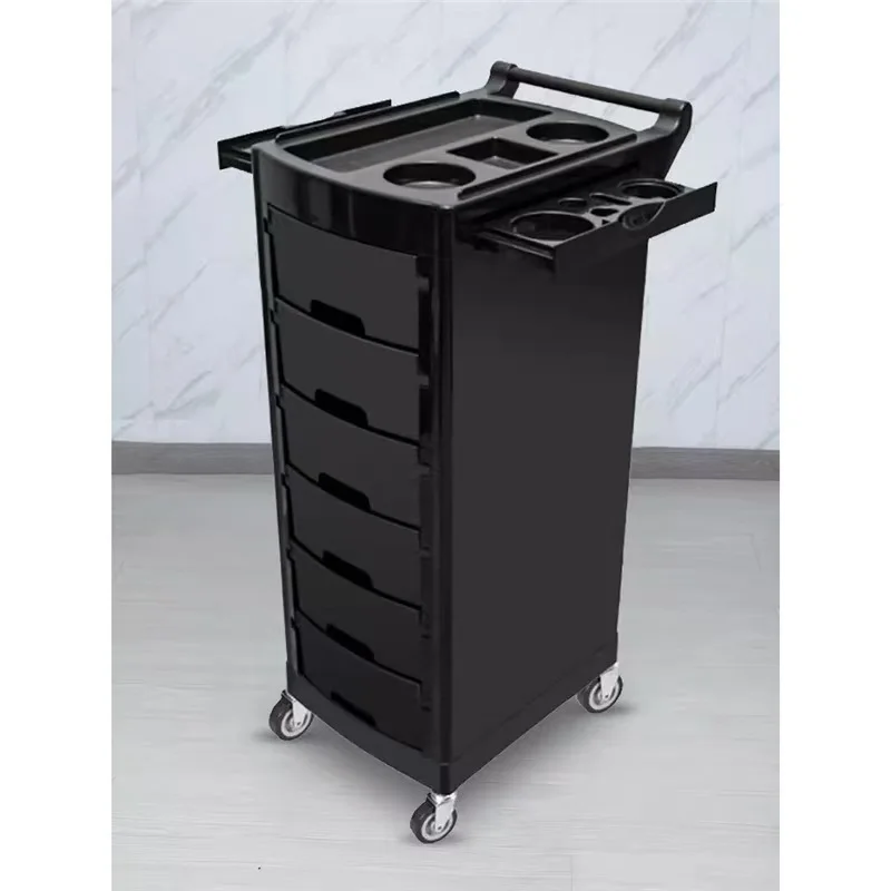 

Wholesale hair tools salon cart Hot dyeing tools storage cart Wheeled hair salon special cart