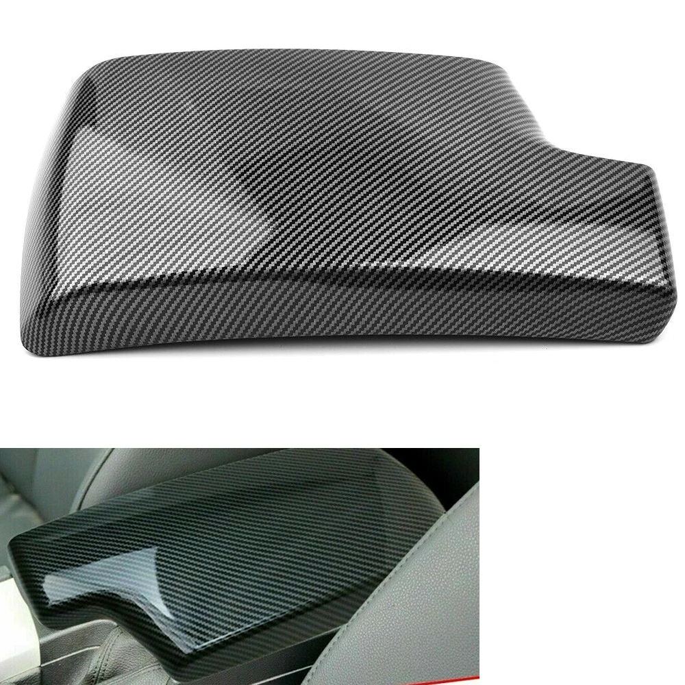 ABS Carbon Fiber Armrest Cover Center Console Pad For BMW 3 Series E90 E91 E92 E93 323i 325i 328i 330i 335d 335i 335is 335xi