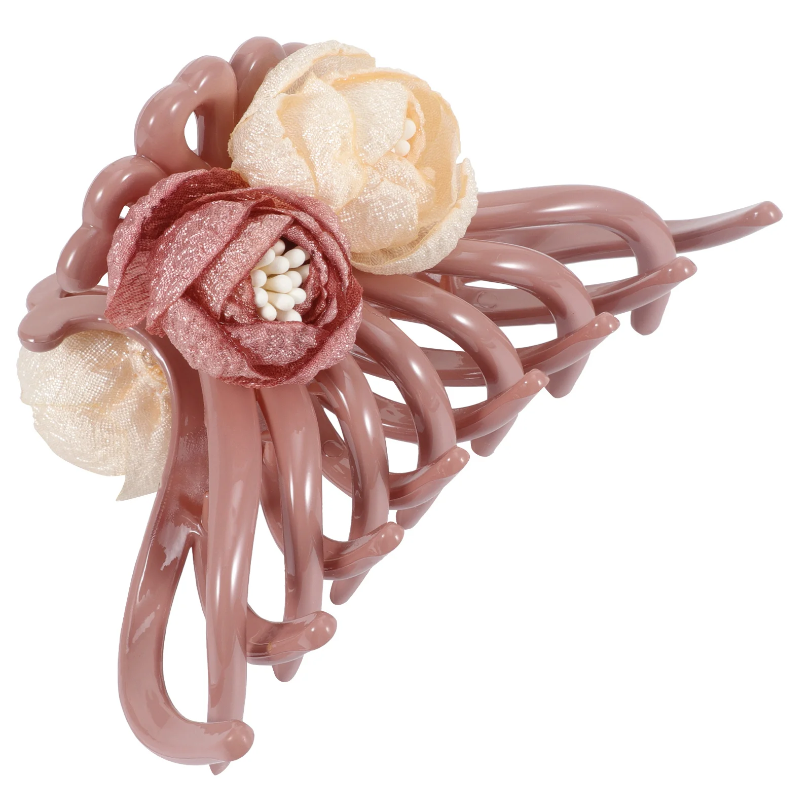 

Large Flower Hair Clip For Women Big Barrette Claw Clamp Accessories Resin Floral Jaw Clip Bud Hair Clamp