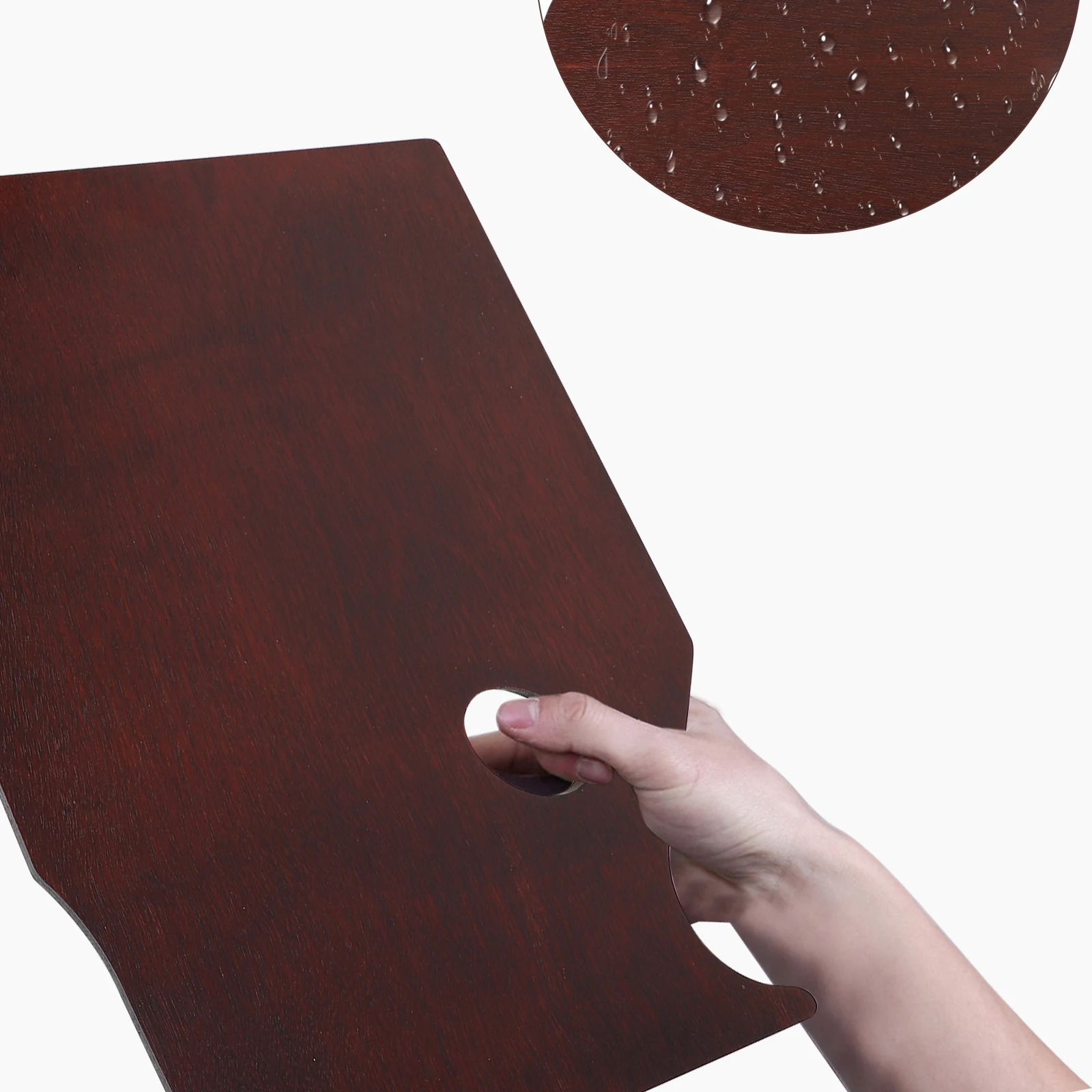 

Wooden Painting Tray for Oil Acrylic Color Mixing Board Professional Artist Palette Tools Practical Art Accessories