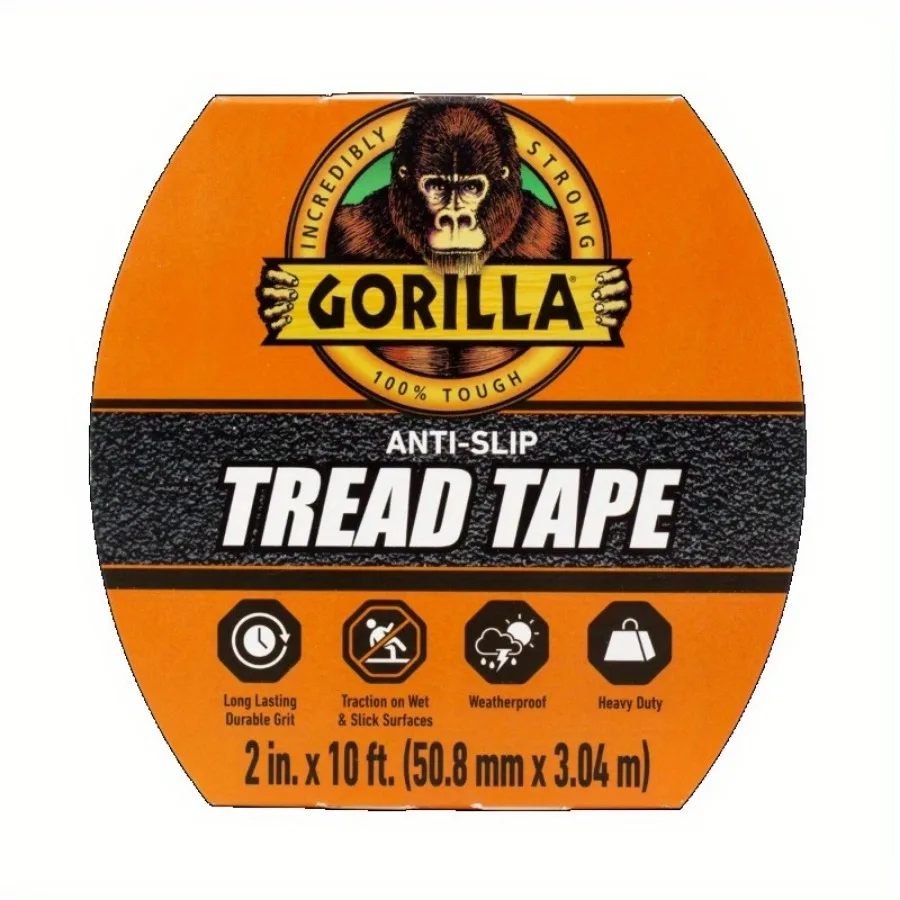 (2 Pack) Pedal Tape, 10 ft., Single Roll, 1 Pack, Black, Multi-layer Protective Coating