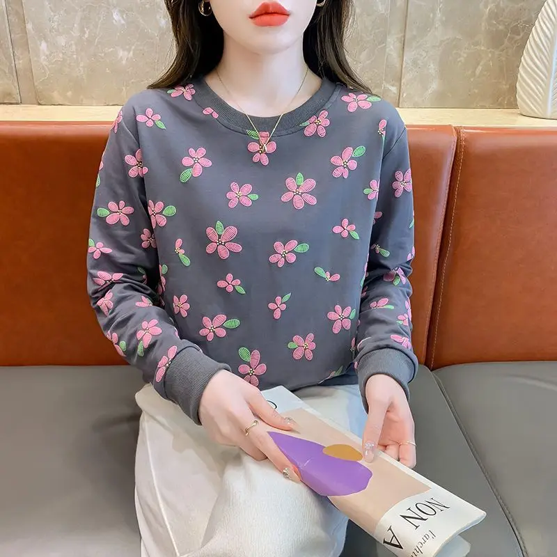 Женская повседневная универсальная футболка с круглым вырезом, белая основа