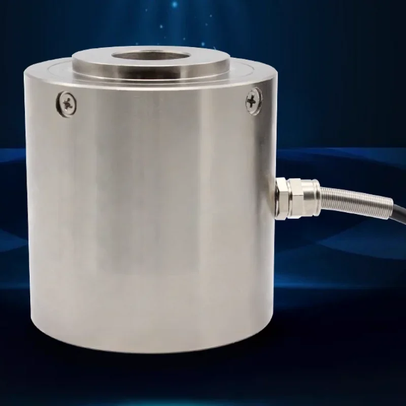NEW LCHX-A02 0-5T 10T 20T 30T 50T Through Hole Column Type Load Cell Circular Weighing Sensor for Pressure Testing Machine