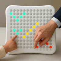 Portable AI Intelligent Gobang 5-in-1 Educational Smart Electronic Gomoku Two-player Interactive Chess Board Game Family Party 4