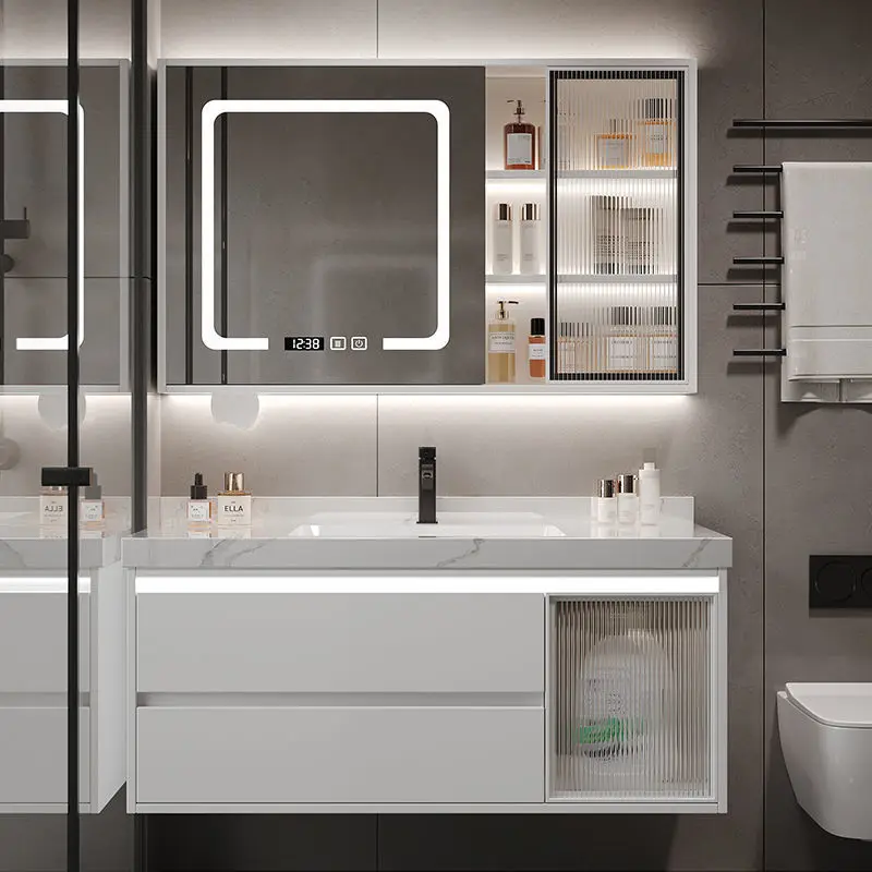 

Slate ceramic integrated basin, bathroom cabinet combination, hand washbasin, bathroom, toilet, wash table combination
