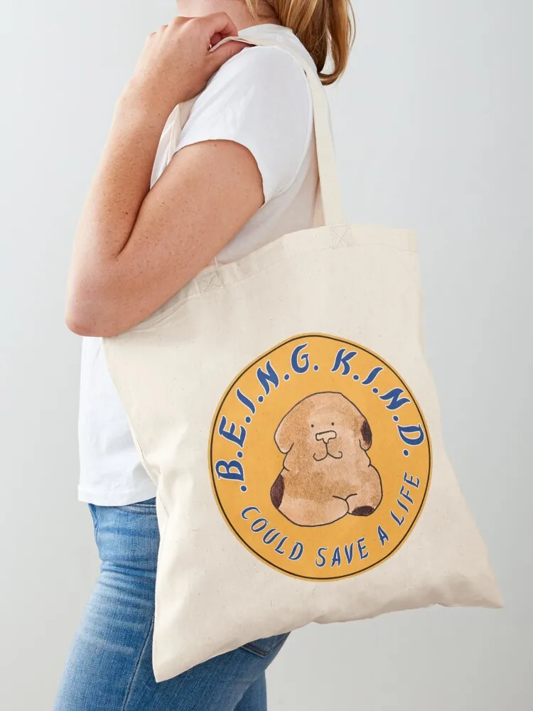

Being Kind Could Save a Life Tote Bag shoping bag eco bag folding custom tote tote woman