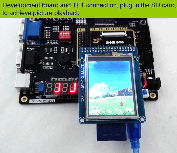 FPGA Development Board for Altera CycloneIV EP4CE6/10 with USB Download Programmer, LCD, VGA, RS232, Full Kit & Manual for learn