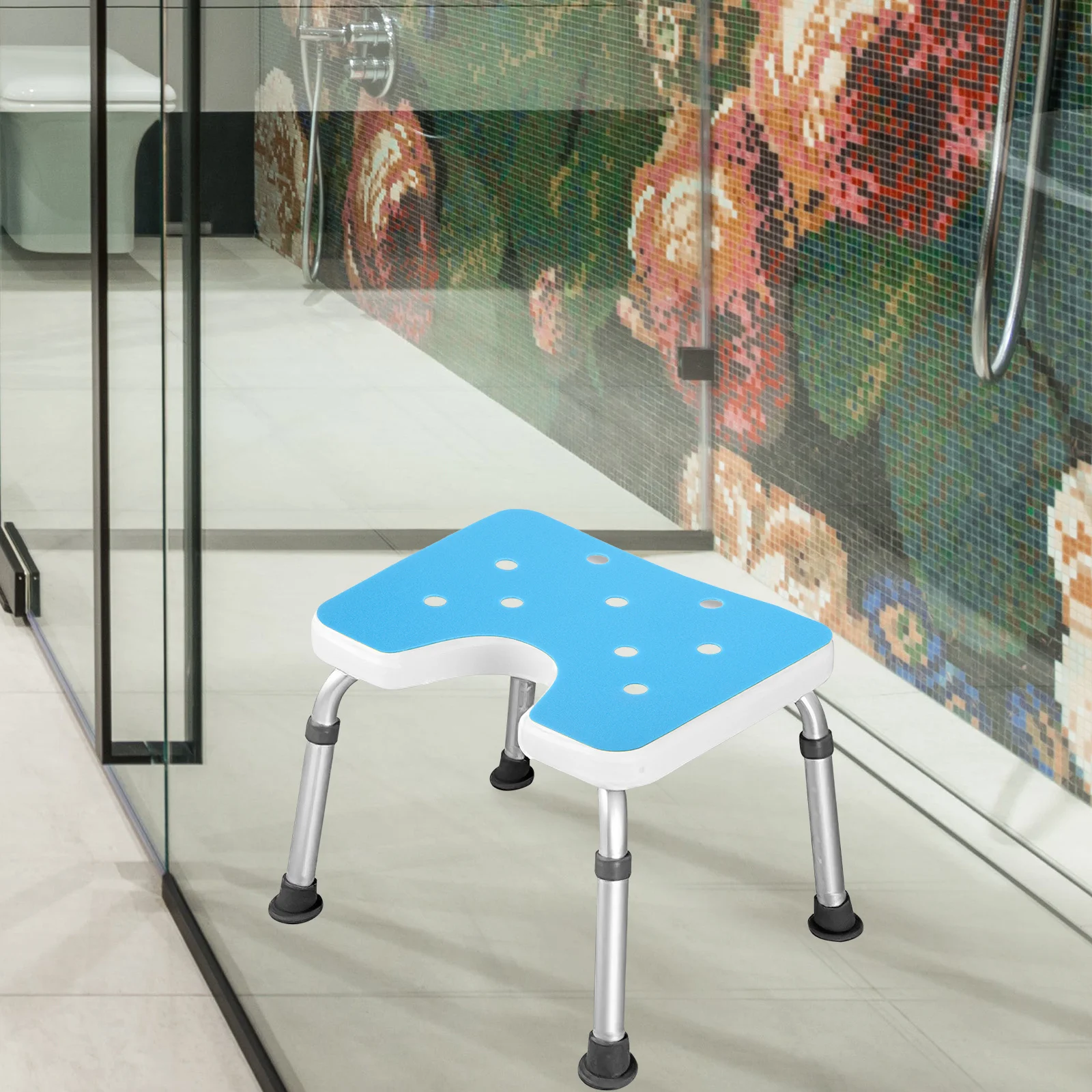 

Waterproof Bathroom Stool Cushion Non Slip Shower Bench Cushion Lightweight Portable Bath Seat Pad Household Stool Pad