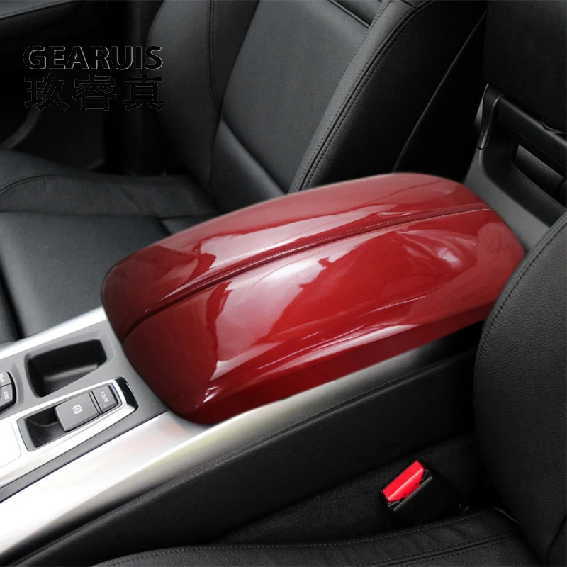 For BMW X5 E70 X6 E71 2008-2014 Sports Styling Car Stowing Tidying Armrest Box Protective Switch button decoration Cover Trim