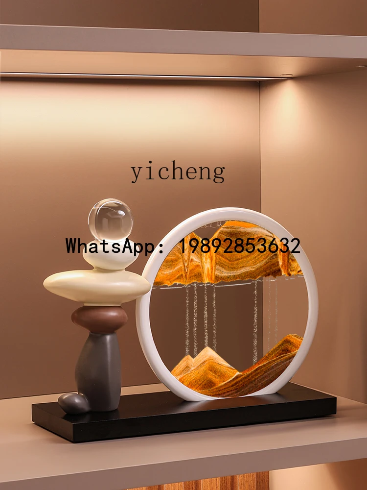 

XX Quicksand Painting Ornament for Living Room TV Cabinet Wine Cabinet High-end Home Decoration