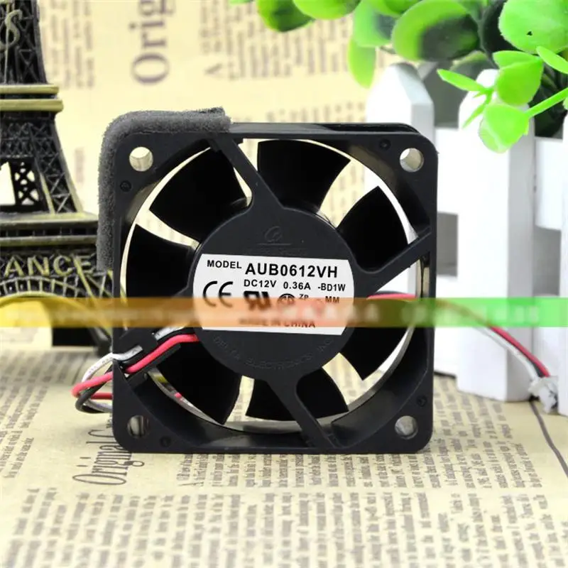 

New Cooling Fan For Delta 6025 12V 0.36A AUB0612VH PWM 4-Wire Temperature Control Function 6CM Cooling Fan