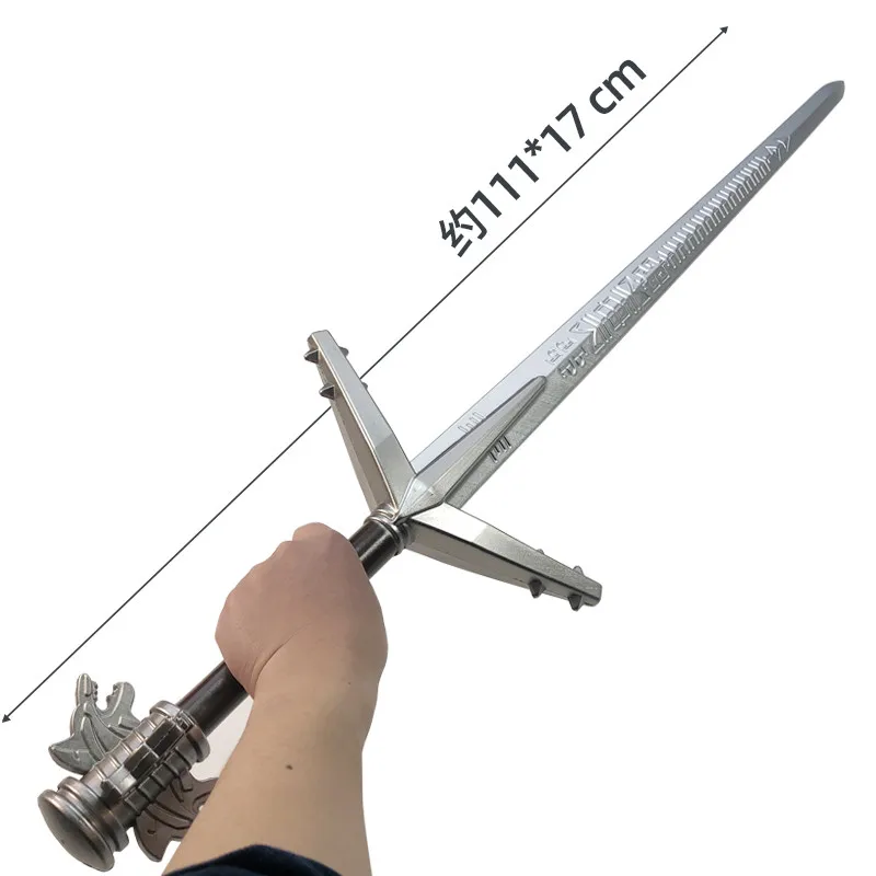 Wild Hunt Sword aeronght Sword arma Cosplay White Wolf Prop gioco di ruolo regalo 1:1 Safety PU Wizard Eredin Alice Jewel Sword