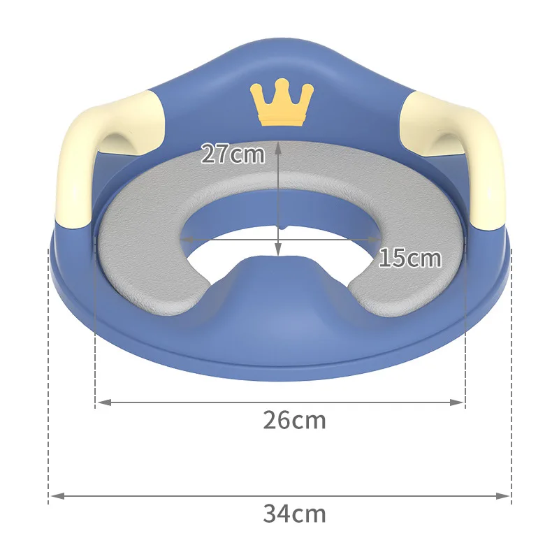 New Arrival Portable Baby Potty Training Seat  for Boys Girls Non-Slip with Splash Guard with Handles Fits Round & Oval Toilets