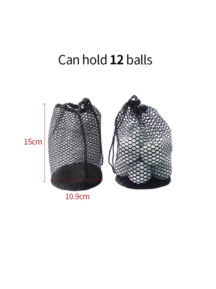 Golf Mesh Net Bag Nylon Golf Tennis 12/25/50 Ball Carrying Drawstring Pouch golf bags Golf Accessories Indoor Outdoor Sports