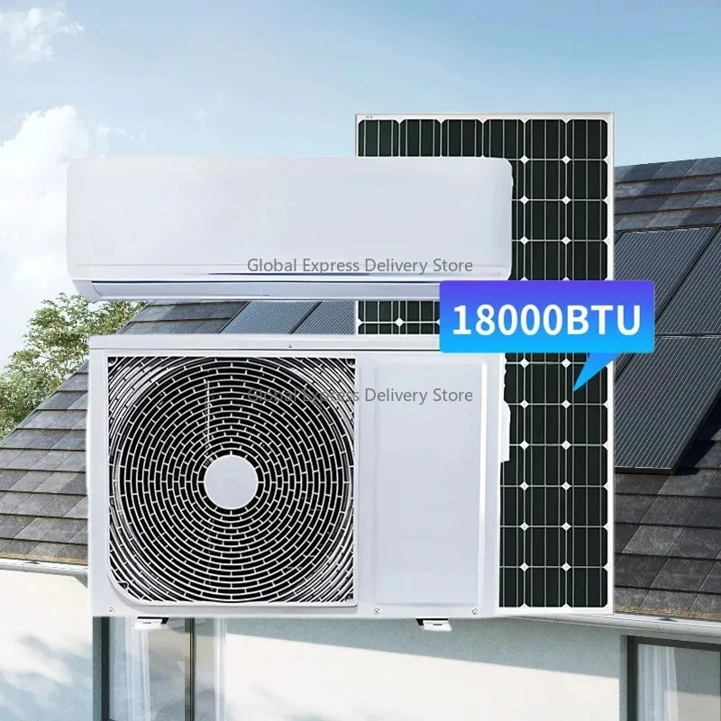 

Wall-mounted hybrid AC DC 48v solar off-grid 9000 12000 18000 24000 BTU split air conditioner