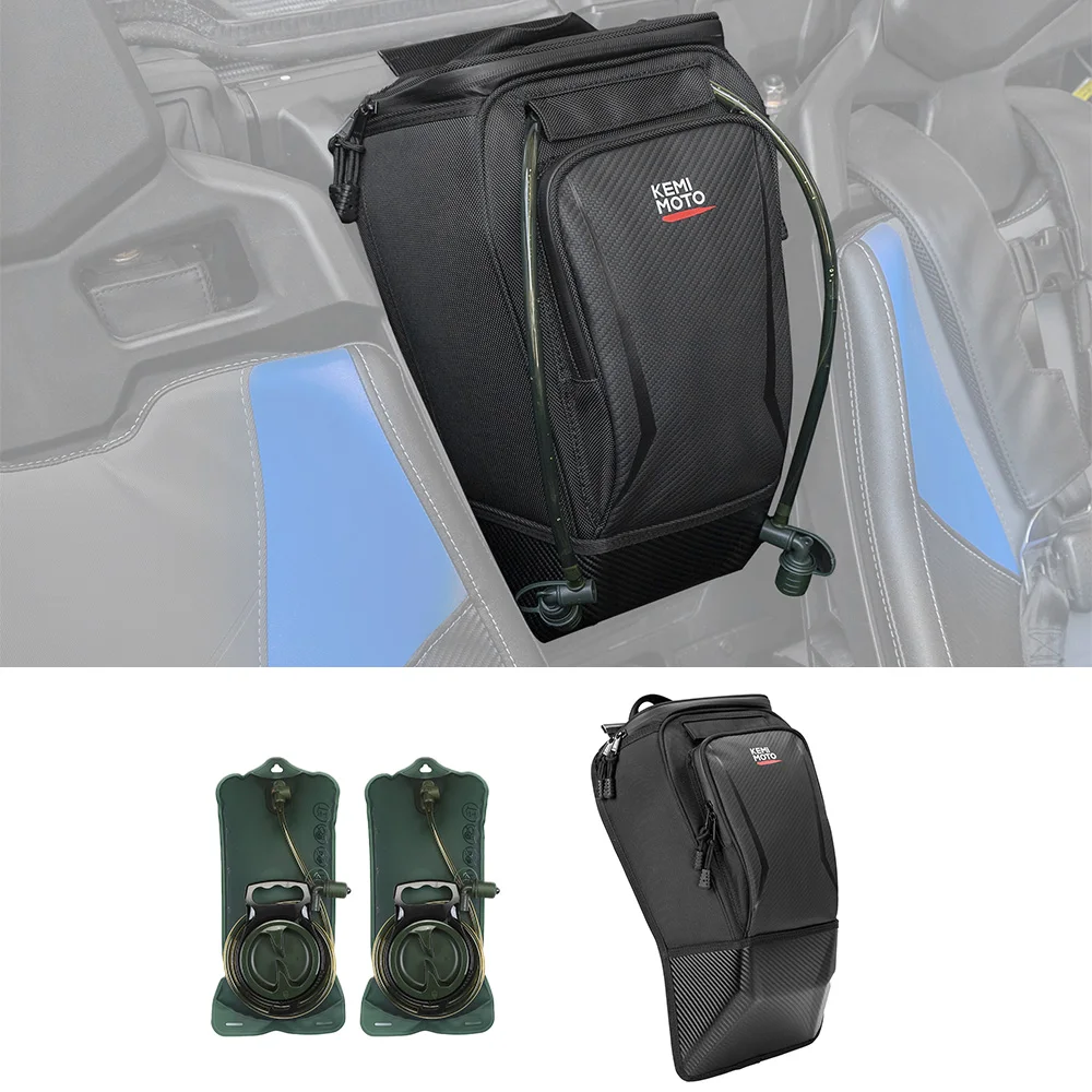 

UTV Center Storage Bag with Two Hydration Backpacks Console Cargo Bag For Can Am Maverick X3 MAX XRS XDS Turbo R RR 2017-2025