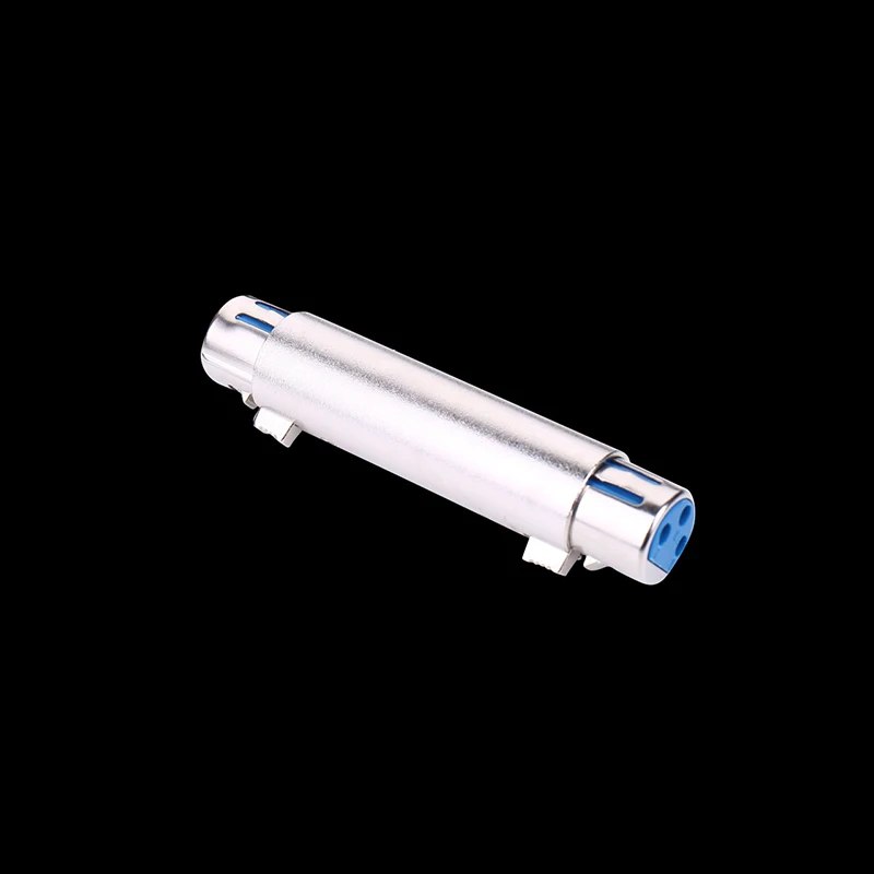 Hot 3-Pin XLR żeńskie do żeńskiego Audio mikrofon Mic Adapter 3Pin Xlr złącze przedłużacza