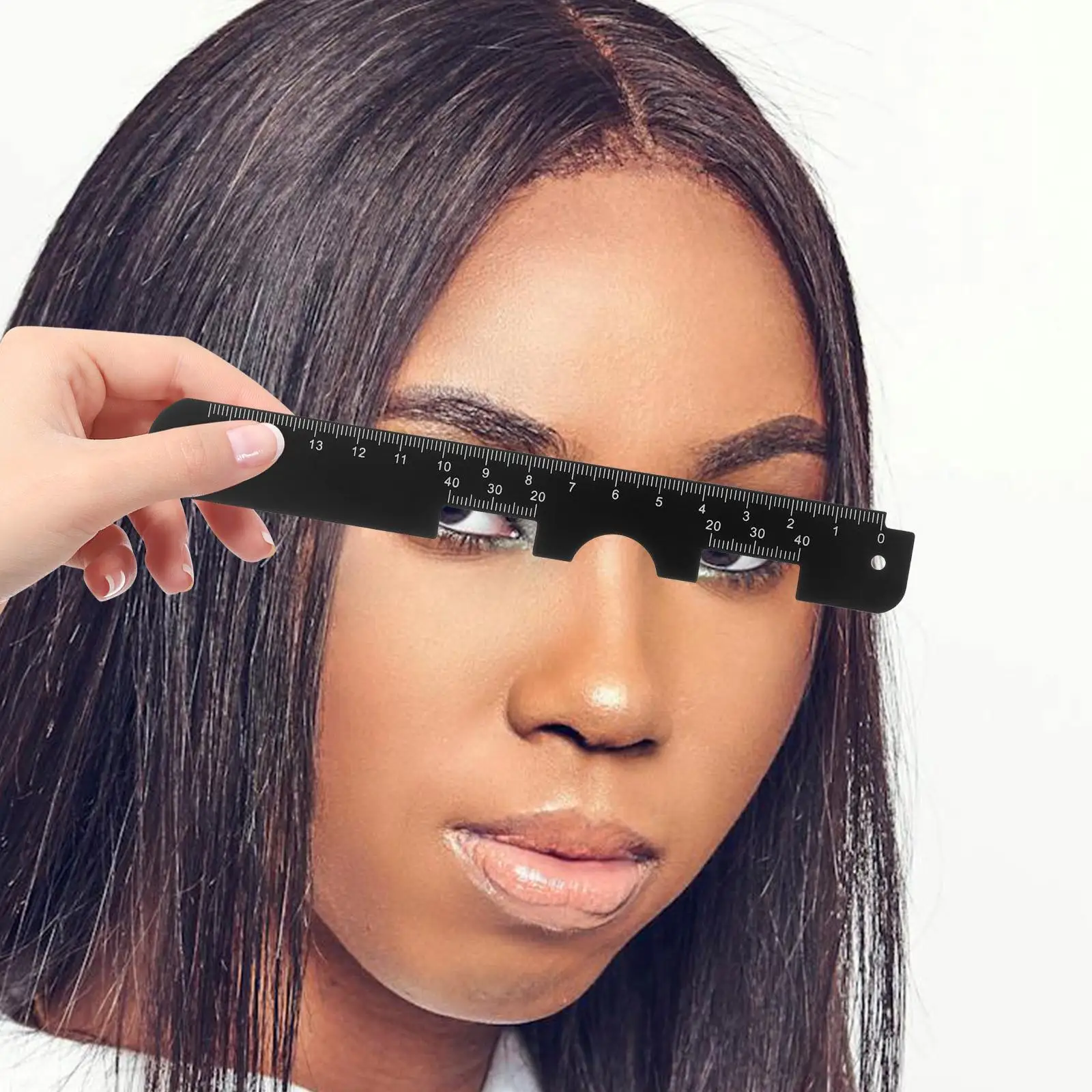 Pupil Distance Ruler Lightweight Pupillometer Measuring Eye Distances Accurate Tool Multifunction Glasses Fitting Aid