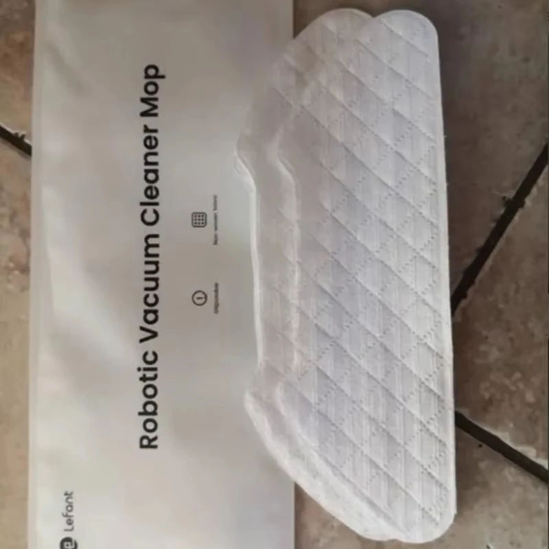 Disposable Mop x15 Pcs (3 Packs) + Support x1 for Lefant M1 U180 OKP K4 Robot Vacuum Cleaner Mopping Function Accessory Part