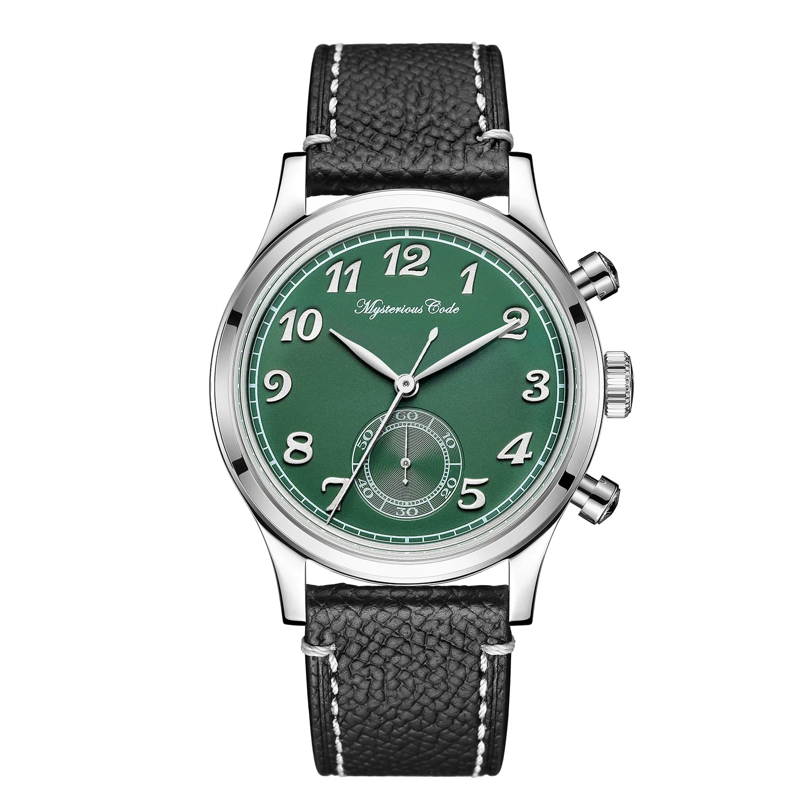 MysteriousCold New Men's Watches 38mm Luxury Quartz Chronograph Watch VK64 Movement Sapphire Crystal 5ATM Waterproof Wristwatch