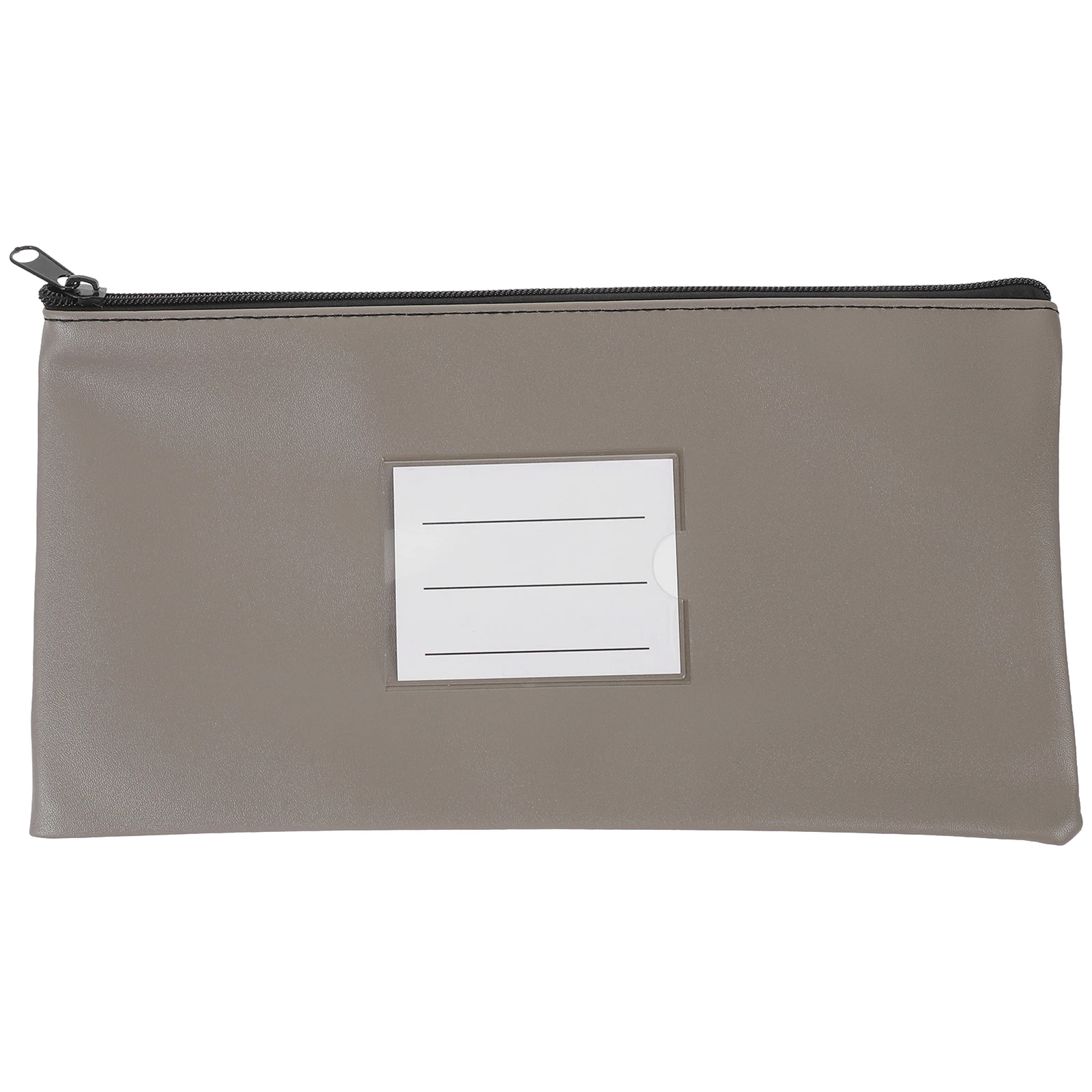 

2Pcs PU File Organizer Portable Document Holder Travel Receipt Bag Office File Storage Pouch Multi-Use Document Organizer