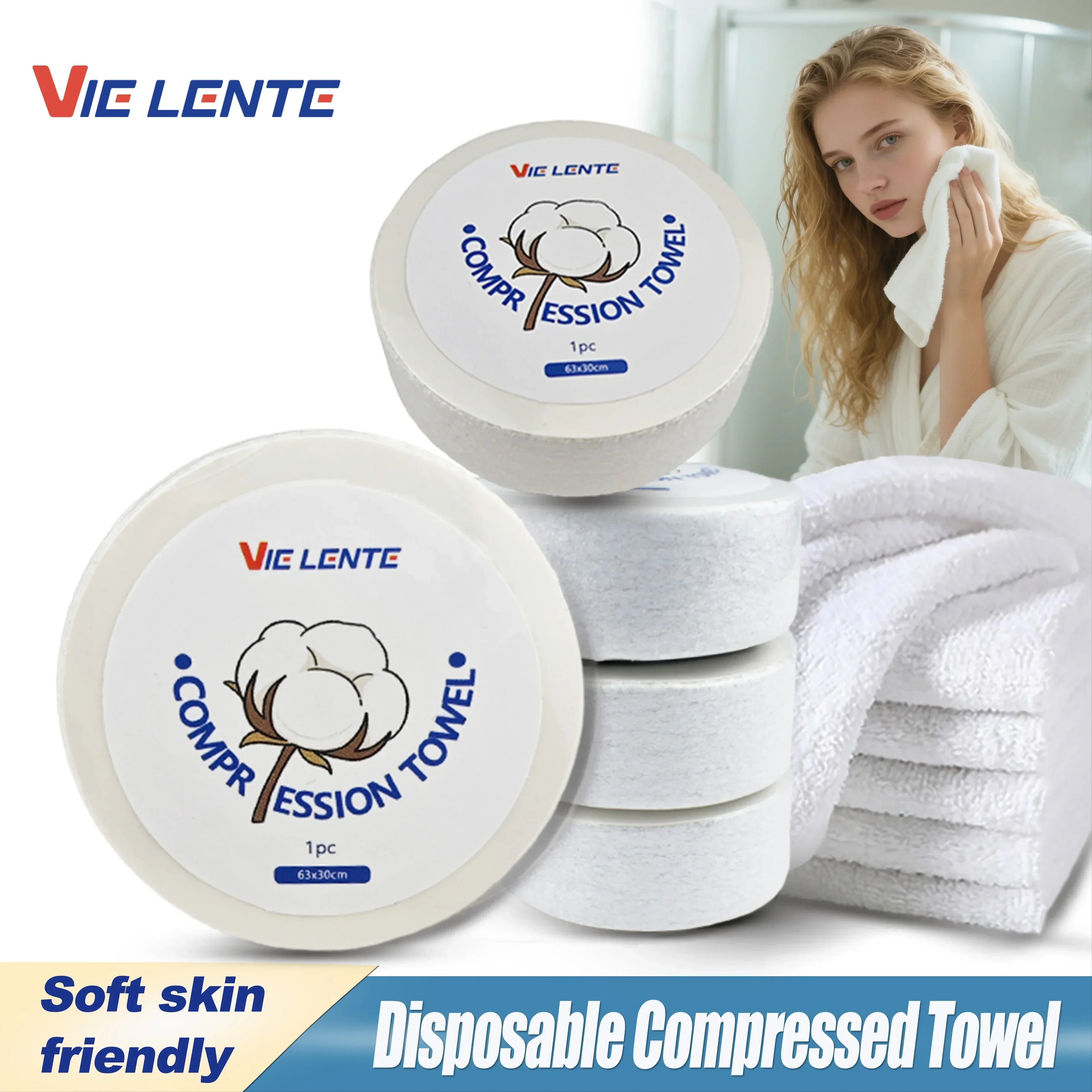 1/5/10/20pcs Hotel Towel Soft Absorbent Face Towel Portable Disposable Compressed Towel Travel Camping Individually Wrapped
