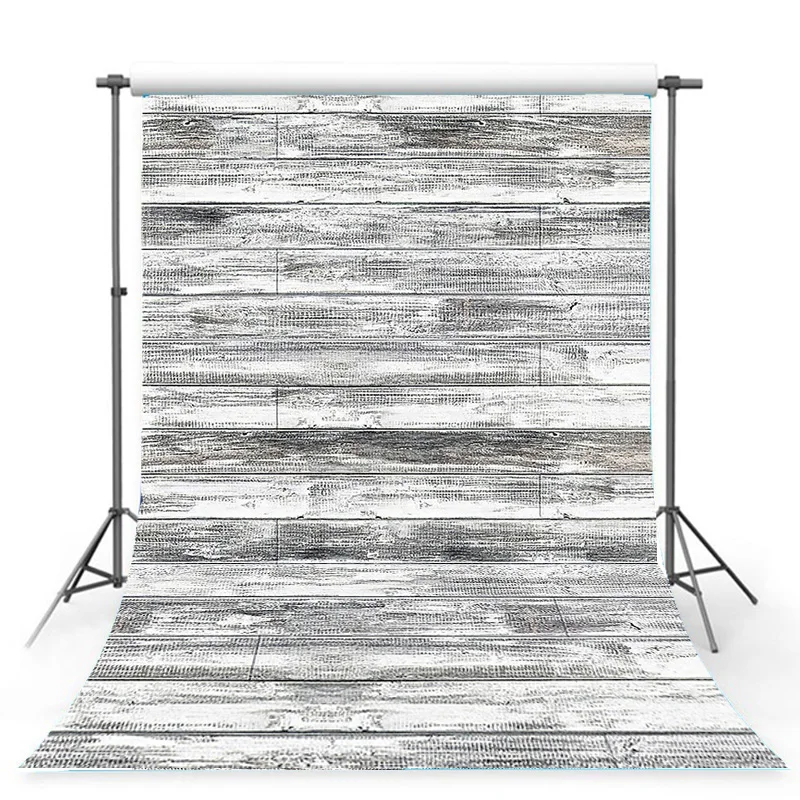 

SHENGYONGBAO Art Fabric Photography Backdrops Props Flower Landscape Wooden Planks Floor Photo Studio Background ZL-99